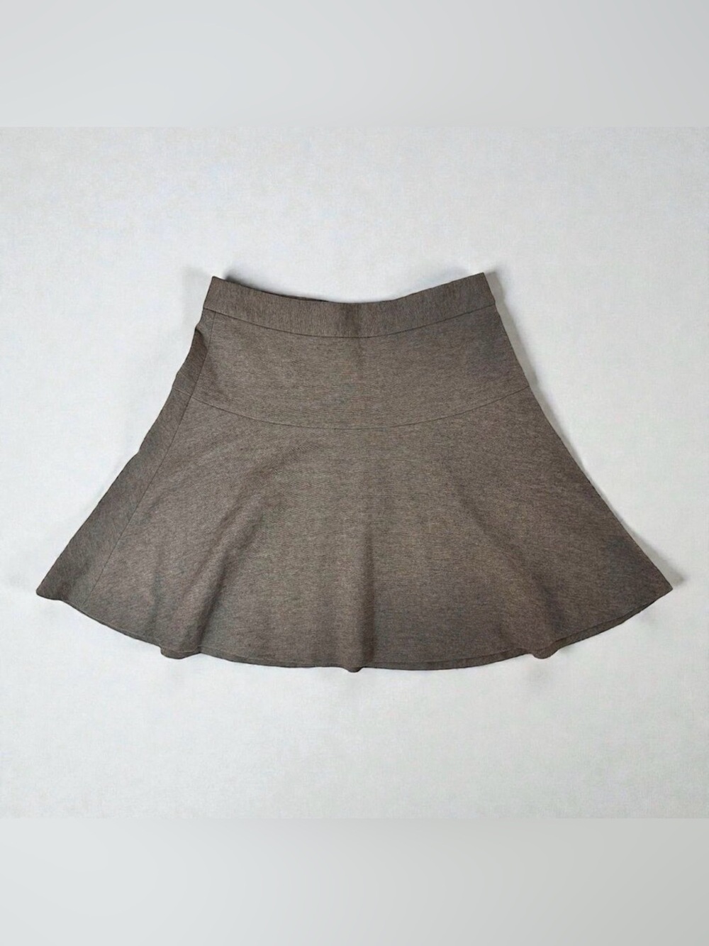 Banana Republic Gray Fit and Flare A-Line Mini Skater Skirt Size 0